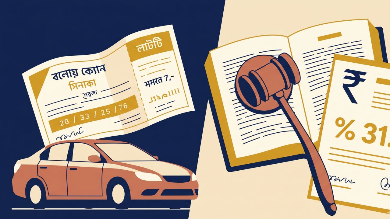 A legal guide explaining the tax on lottery prize in kind India.